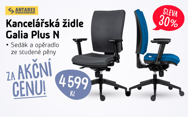 AKČNÍ CENA kancelářská židle Galia Plus N 