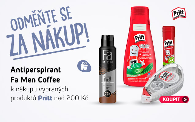 ✔️ Kupte produkty Pritt nad  200  Kč a získejte DÁREK