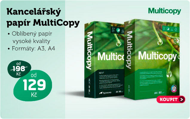 Kancelářský papír MultiCopy za AKČNÍ CENU