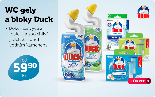 WC gely a bloky Duck