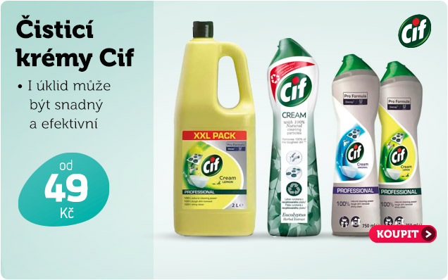 Čisticí krémy Cif
