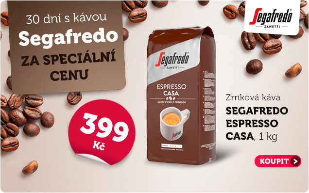 Měsíc s kávou Segafredo