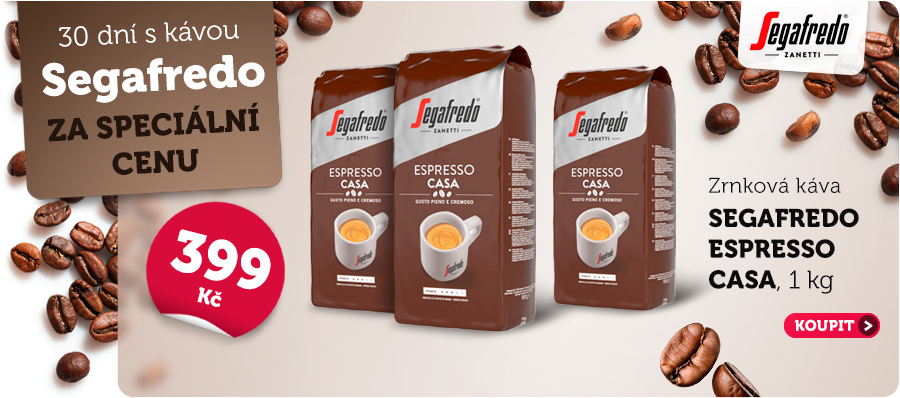 Měsíc s kávou Segafredo