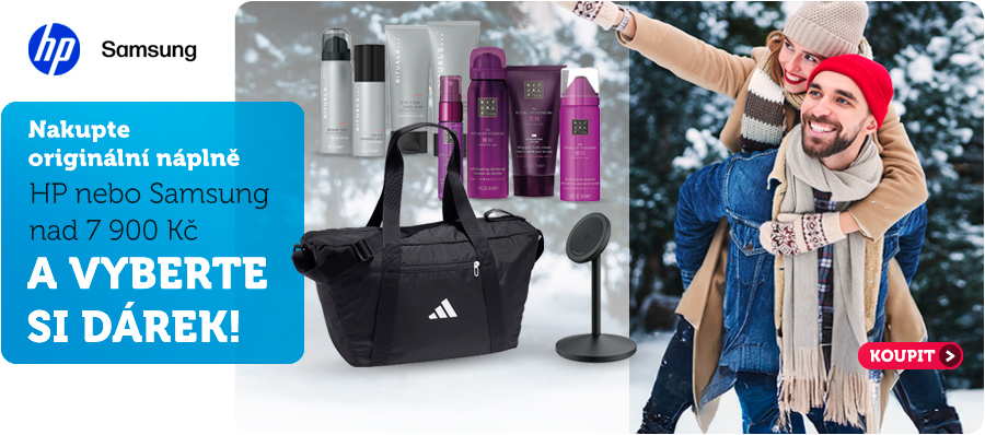 Náplně HP a Samsung + DÁREK