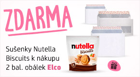 DÁREK ZDARMA - Sušenky Nutella Biscuits