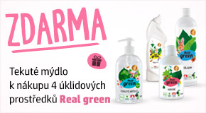 DÁREK ZDARMA - Tekuté mýdlo Real green