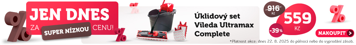 Jen dnes: Úklidový set Vileda Ultramax Complete jen za 559 Kč