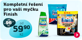 Finish - kompletní řešení pro vaši myčku za AKČNÍ CENY