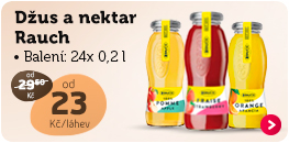 Džus a nektar Rauch za AKČNÍ CENY