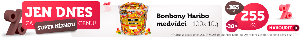 Jen dnes: Bonbony Haribo jen za 255 Kč